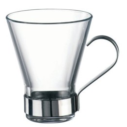 TAZZINE CAFFE' VETRO YPSILON cl 11 Pz 3