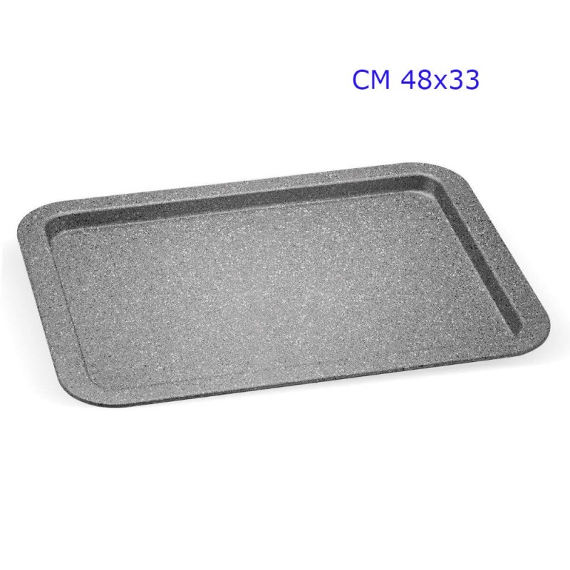 TEGLIA BASSA PIETRA ANTIADERENTE MADAME PETRA VERA CM 48x33
