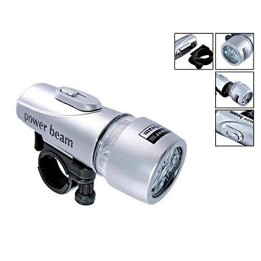 TORCIA A 5 LED ALTA LUMINOSITA' PER BICI - ANTERIORE