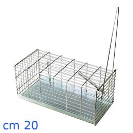 TRAPPOLA PER TOPI IN METALLO PICCOLA CM 20