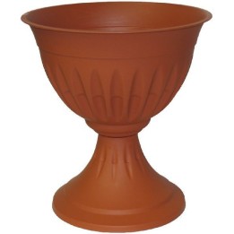 Vaso a calice Bama Alba marrone da esterno Ø 25 cm alto 26,5 cm