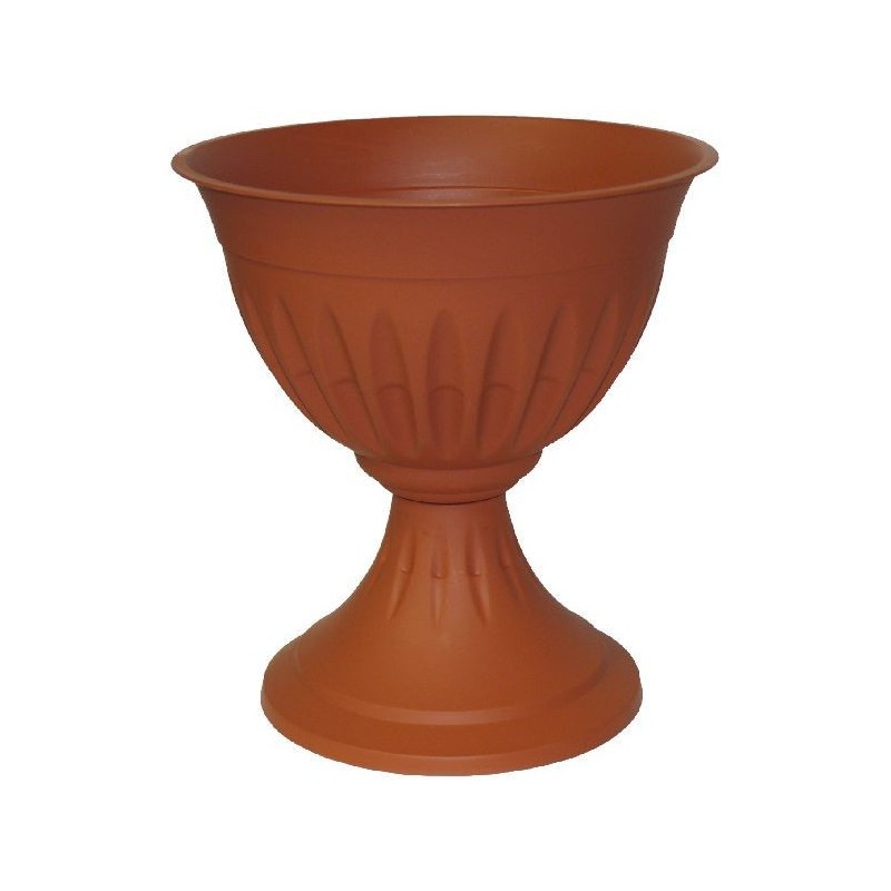Vaso a calice Bama Alba marrone da esterno Ø 25 cm alto 26,5 cm