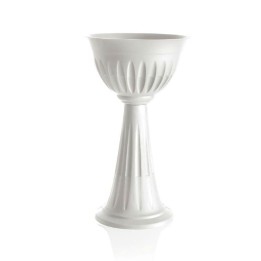 Vaso a colonna Bama Alba bianco da esterno Ø 43 cm alto 74,5 cm