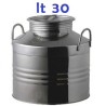 BIDONE OLIO INOX 4F LT 30 BASSO