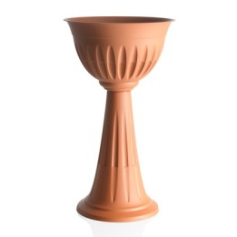 Vaso a colonna Bama Alba marrone da esterno Ø 43 cm alto 74,5 cm