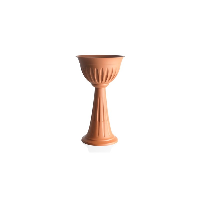 Vaso a colonna Bama Alba marrone da esterno Ø 43 cm alto 74,5 cm