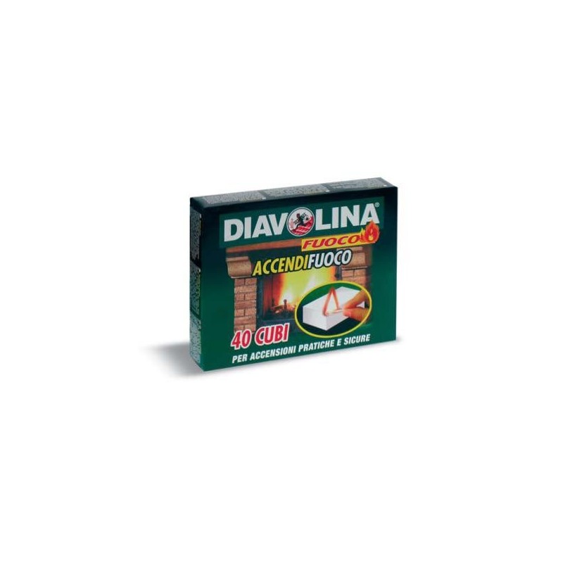 ACCENDIFUOCO DIAVOLINA 40 CUBETTI