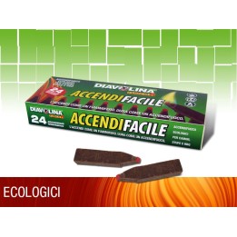 ACCENDIFUOCO DIAVOLINA ECOLOGICO ACCENDIFACILE Pz 24