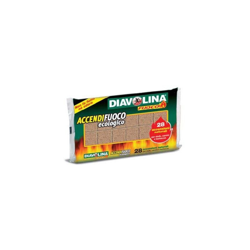 ACCENDIFUOCO DIAVOLINA ECOLOGICO Pz 24