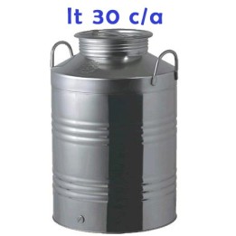 BIDONE OLIO INOX 4F LT 30 C/A