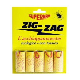ACCHIAPPAMOSCHE SUPERMAN ZIG ZAG 5 Pz