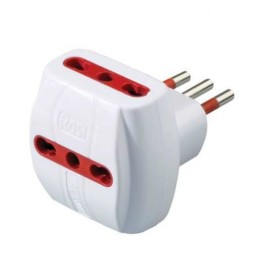 ADATTATORE TRIPLO BIPASSO 10A CON LIMITATORE