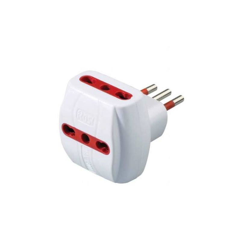 ADATTATORE TRIPLO BIPASSO 10A CON LIMITATORE