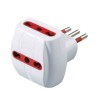 ADATTATORE TRIPLO BIPASSO 10A CON LIMITATORE
