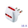 ADATTATORE TRIPLO BIPASSO 16A ROSI