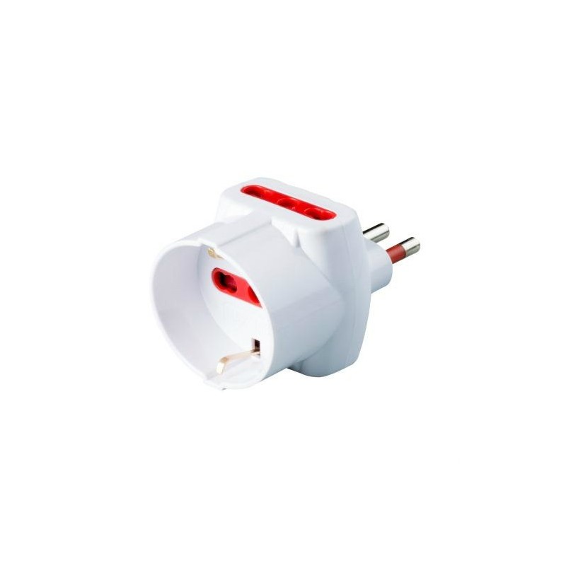 ADATTATORE TRIPLO SCHUKO 16A ROSI