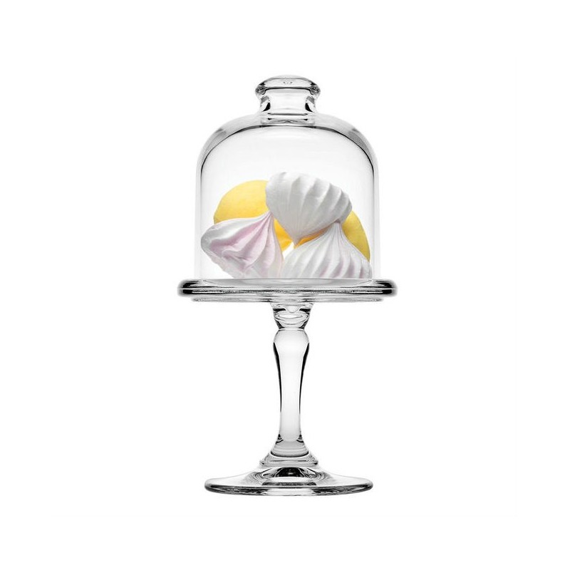 Alzatina in vetro mini patisserie liscia cm 11 Pasabahce
