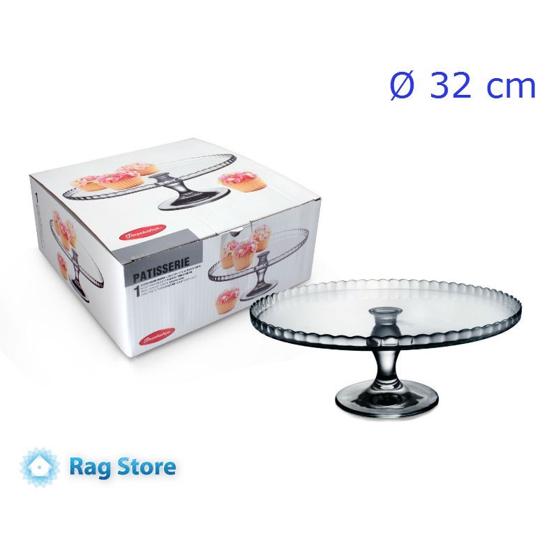 ALZATA IN VETRO PORTA DOLCI MOD. PATISSERIE CM 32
