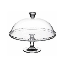 Alzata in Vetro Porta Torte Ø 32 cm con Coperchio | Ragstore