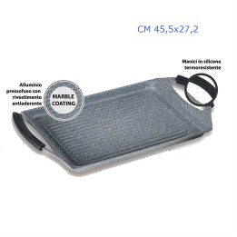 BISTECCHIERA VULCANICA CON DUE MANICI CM 45,5x27,2x4 H