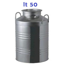 BIDONE OLIO INOX 4F LT 50