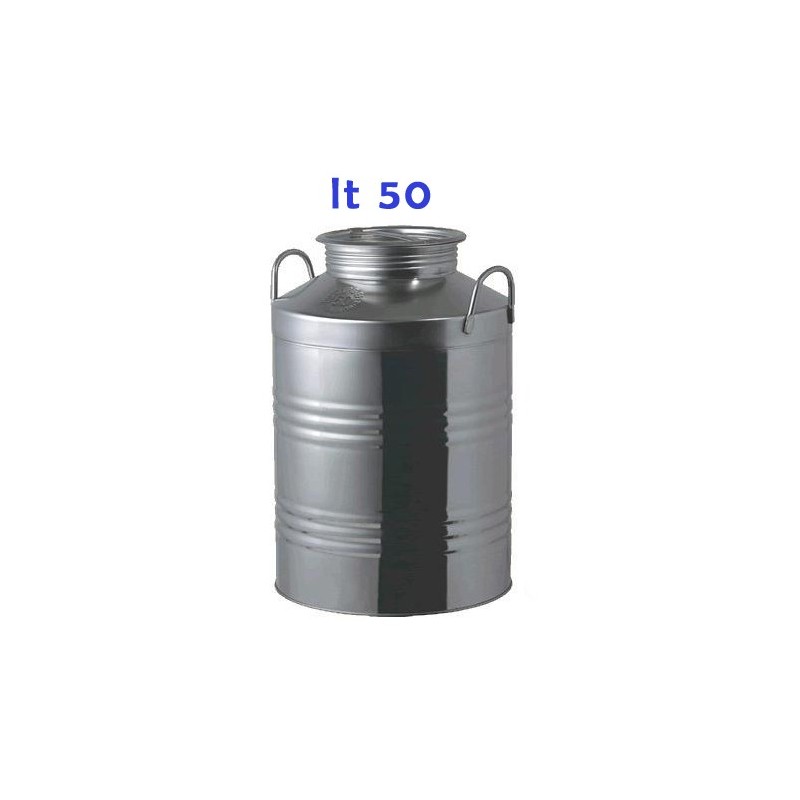 BIDONE OLIO INOX 4F LT 50