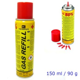 BOMBOLETTA GAS UNIVERSALE RICARICA ACCENDINI 150 ml