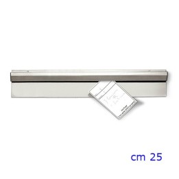 ASTA IN ACIAIO INOX PORTA SCONTRINI CM 25