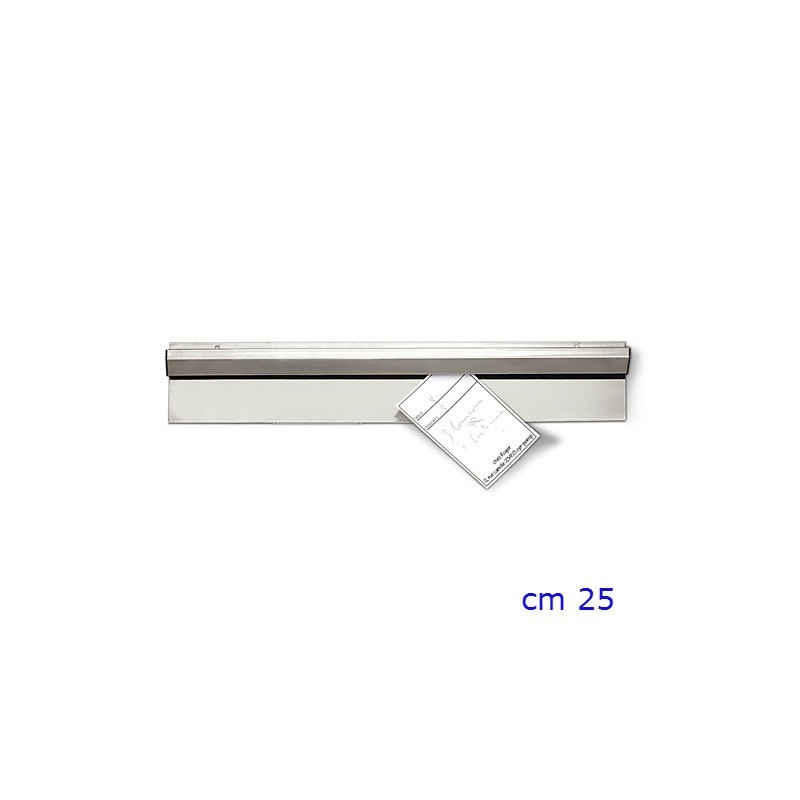 ASTA IN ACIAIO INOX PORTA SCONTRINI CM 25