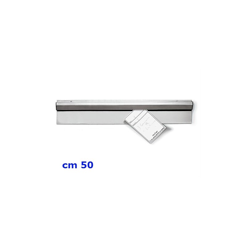 ASTA PORTA SCONTRINI IN ACIAIO INOX CM 50