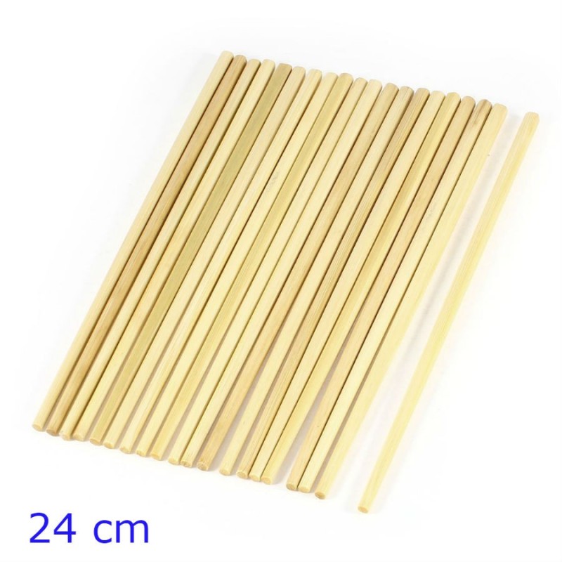 BACCHETTE CINESI IN BAMBOO CM 24 - PZ 10