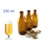 Bottiglia in vetro standard birra bassa da 330 ml