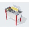 BANCO PER DISOPERCOLARE INOX CM 100x48x42