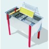 BANCO PER DISOPERCOLARE INOX CM 125x48x42