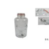 Barattolo in vetro dispenser con rubinetto da 7,5 litri