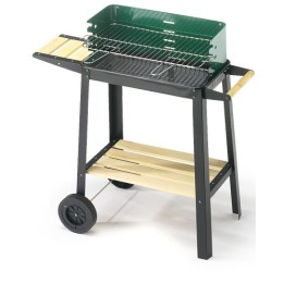 BARBECUE OMPAGRILL CM 50x25 GREEN/W