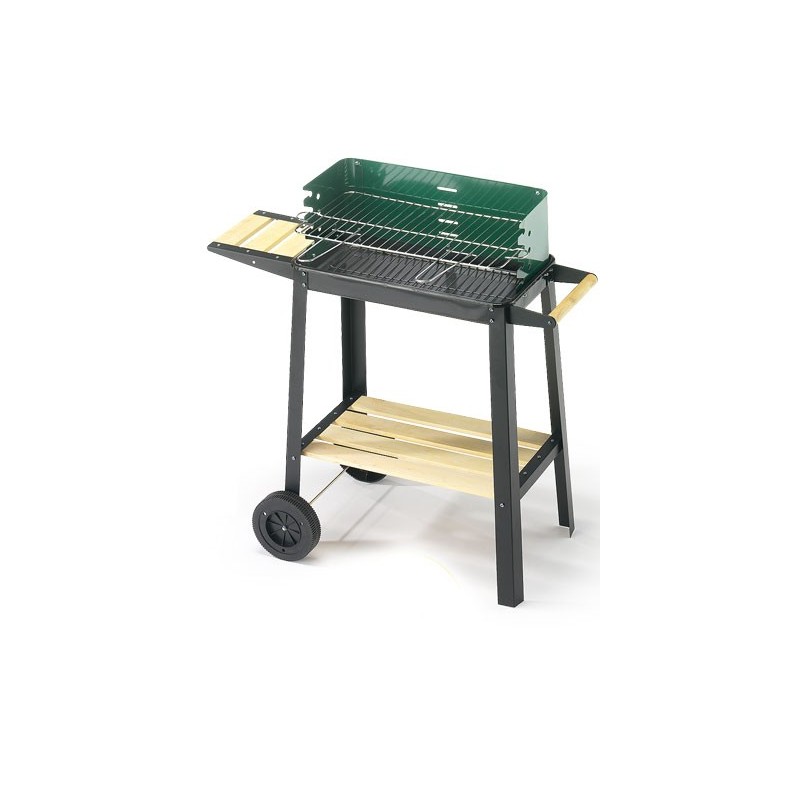 BARBECUE OMPAGRILL CM 50x25 GREEN/W