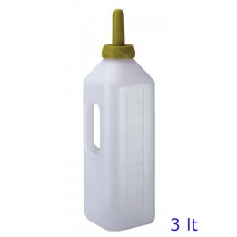 Bottiglia con Biberon Vitelli 3 Lt - Allevamento | RagStore