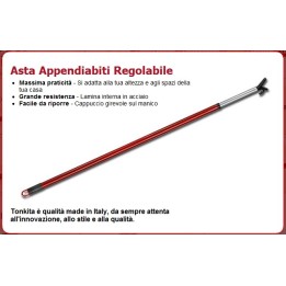 BASTONE APPENDIABITI ALLUNGABILE TONKITA