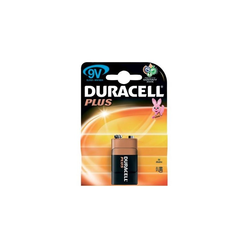 BATTERIA DURACELL 9V PLUS POWER