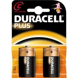 BATTERIA DURACELL MEZZATORCIA LR14 Pz 2 PLUS POWER