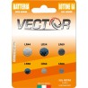 BATTERIA VECTOR BOTTONE ALCALINE ASS 6A 1,5V 6 Pz