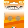 BATTERIA VECTOR BOTTONE LITIO CR2016 2B 3V 2 Pz