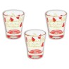BICCHIERE CAFFE' COLUMBIA cl 8,5 Pz 3 RED CRISTMAS ALBERO