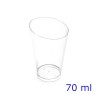 BICCHIERE FINGER-FOOD CONICO ALTO 70 CC 25 Pz TRASPARENTE
