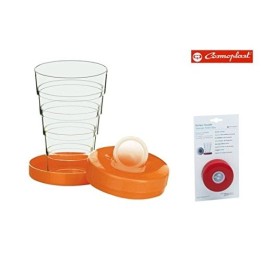 BICCHIERE TASCABILE GRANDE CON PORTA PILLOLE