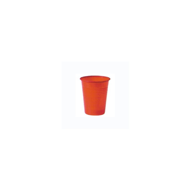 BICCHIERI PLASTICA DOPLA 200 CC Pz 50 ROSSO