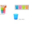 BICCHIERI PLASTICA SHOT 30 ml COLORI ASS Pz 20