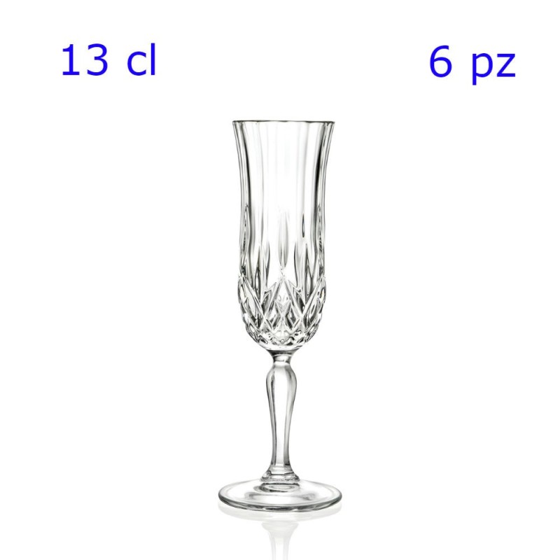 BICCHIERI RCR OPERA FLUTE 6 Pz