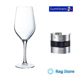 BICCHIERI VINO HERMITAGE 35 CL LUMINARC + TERMOMETRO
